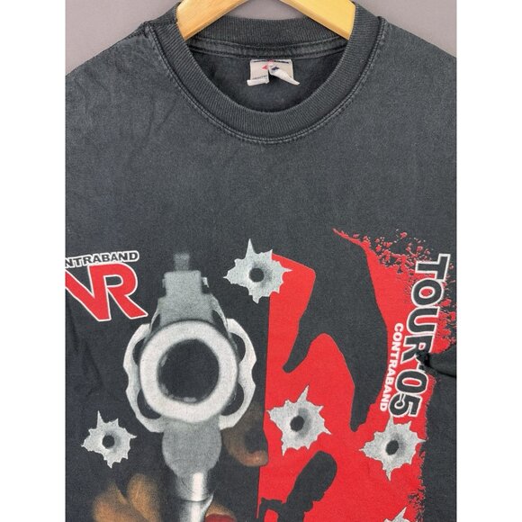 Vintage Y2K Velvet Revolver Tour Concert Promo Hoobastank Contraband Black Tee - Picture 3 of 15